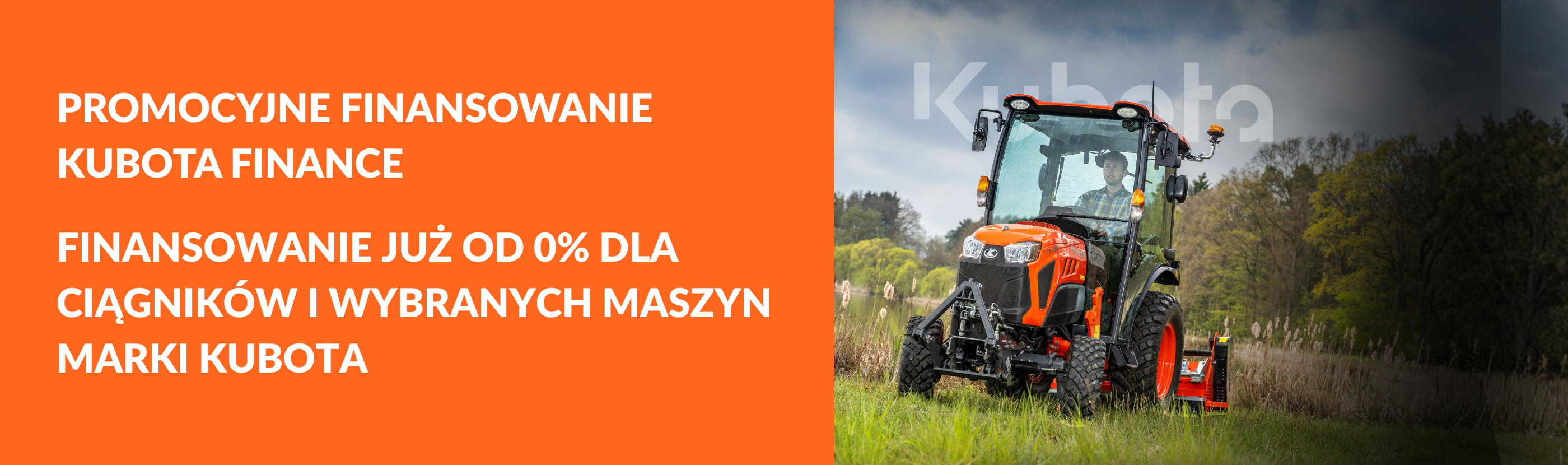 Promocyjne Finansowanie Kubota Finance